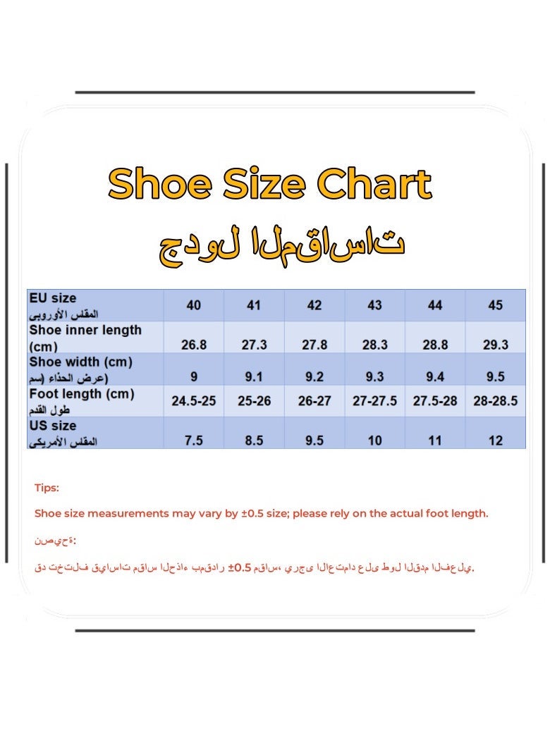 Men's Industrial Safety Boots Waterproof Anti-Slip Insulated Anti Smashing Puncture Resistant Work Shoes Sports Style Casual Solid Low Top with Round Toe Steel Guard Fabric Lined PU Upper and Sole All Season(40 EUR) - Image 2