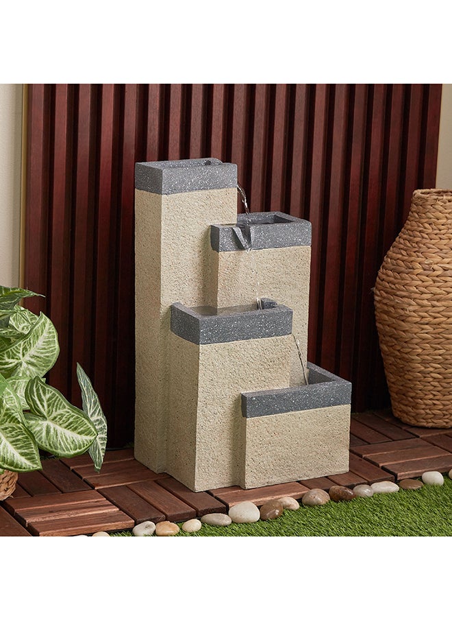 Home Box Adele Modern 4-Tier Outdoor Fountain with LED 29 x 24 x 49.5 cm  - Image 2