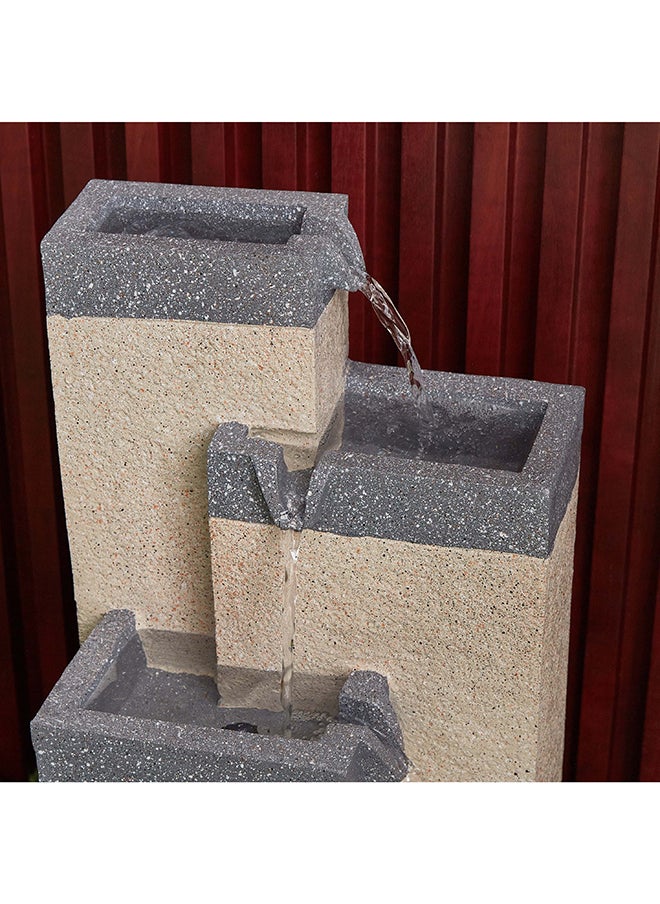 Home Box Adele Modern 4-Tier Outdoor Fountain with LED 29 x 24 x 49.5 cm  - Image 5