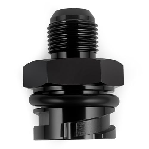 CNRAQR LS Valve Cover Oil Cap 10AN Male Fitting for LSX LS1 LS2 LS3 LS6 LS7 - Image 1