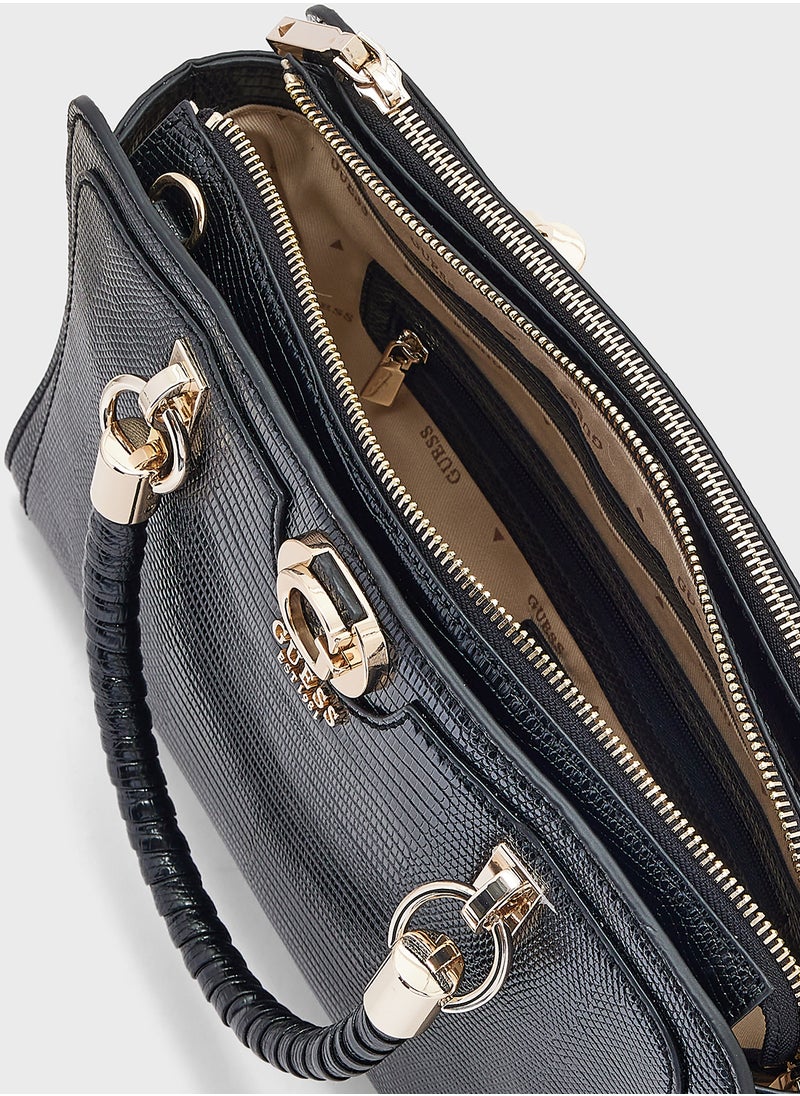 GUESS Orlina Society Satchel  - Image 5