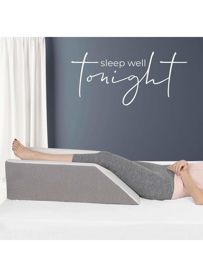 Kölbs Single Leg Elevation Pillow | Post Surgery Leg Pillow | Stylish Chic Jacquard Cover | Wedge Pillow for Sleeping | Ankle Knee and Leg Support Pillow for Injury After Surgery - Image 5