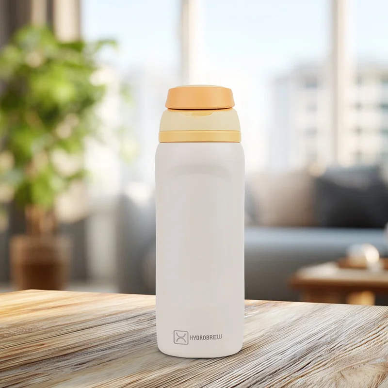 Hydrobrew Hydrobrew Sip Switch Stainless Steel Water Bottle - Soft Latte