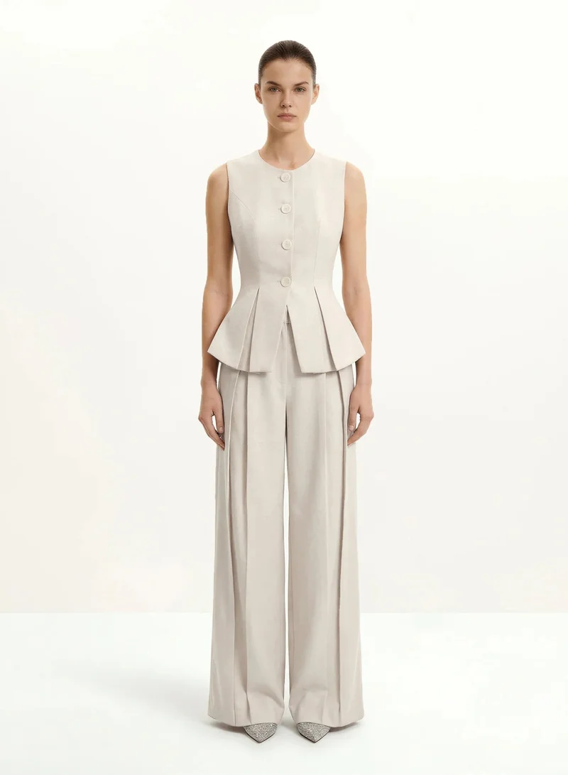 Jw Pei Structured Seam Round Top