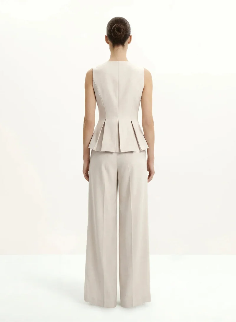 Jw Pei Structured Seam Round Top