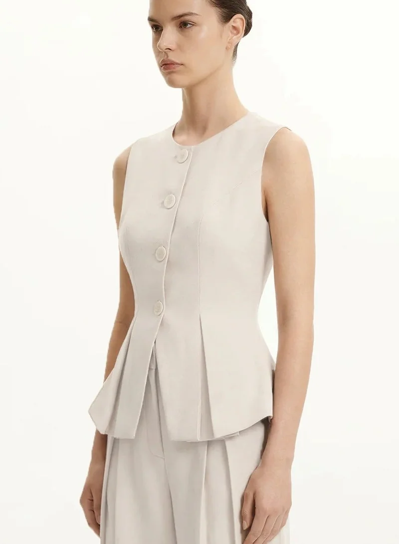 Jw Pei  Structured Seam Round Top for Women | Best Price UAE