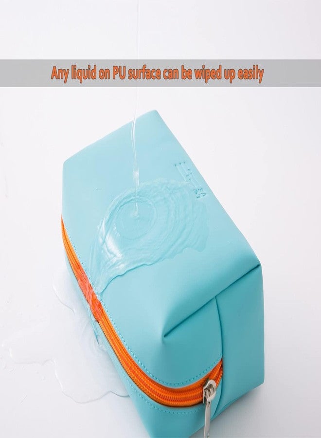 Prostuff.in New Sight Compact Makeup, Portable Storage & Washable Cosmetic Small Travel Toiletries for Women, PU Leather Waterproof Zipper Pouch, Makeup Accessories Organizer - Image 2