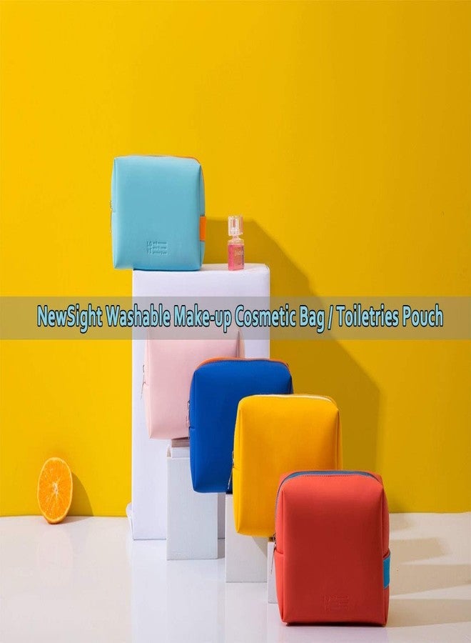 Prostuff.in New Sight Compact Makeup, Portable Storage & Washable Cosmetic Small Travel Toiletries for Women, PU Leather Waterproof Zipper Pouch, Makeup Accessories Organizer - Image 5