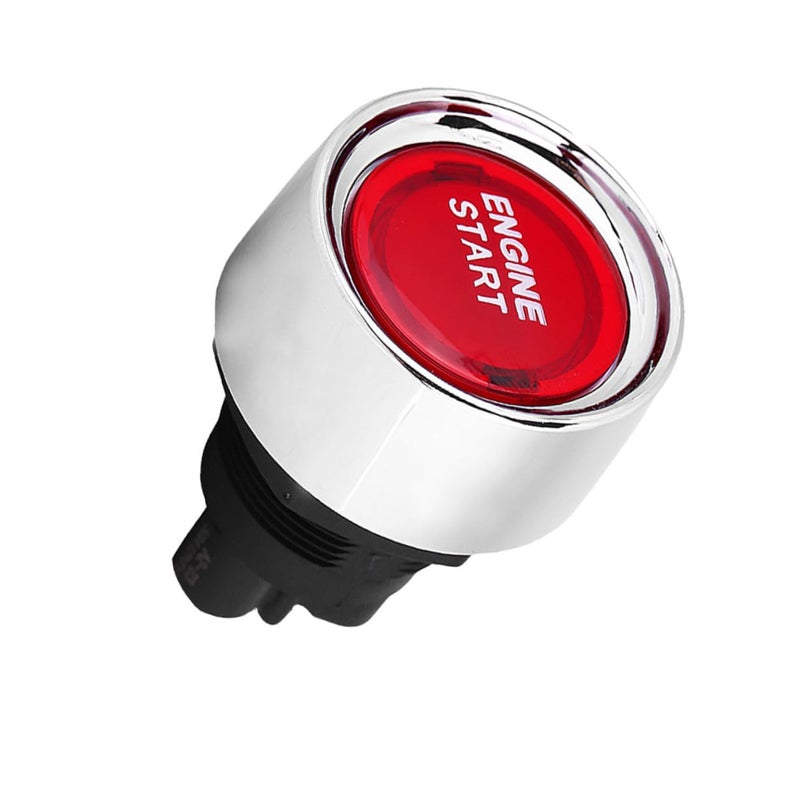 استخدام يومي واسع زر تشغيل محرك السيارة MAGICLULU مع ضوء LED 12v 24v مفتاح تشغيل دفعي إعادة ضبط تلقائي لحظي لاستبدال تشغيل محرك السيارة جودة طويلة الأمد - Image 1