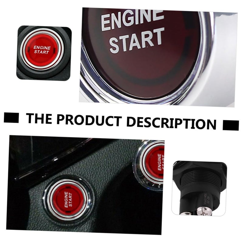 استخدام يومي واسع زر تشغيل محرك السيارة MAGICLULU مع ضوء LED 12v 24v مفتاح تشغيل دفعي إعادة ضبط تلقائي لحظي لاستبدال تشغيل محرك السيارة جودة طويلة الأمد - Image 4