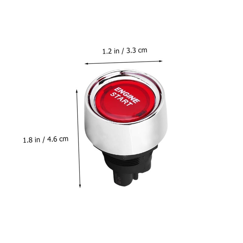 استخدام يومي واسع زر تشغيل محرك السيارة MAGICLULU مع ضوء LED 12v 24v مفتاح تشغيل دفعي إعادة ضبط تلقائي لحظي لاستبدال تشغيل محرك السيارة جودة طويلة الأمد - Image 2