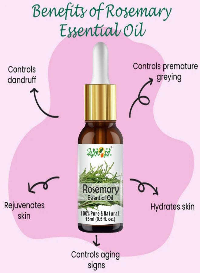 BROER Rosemary Essential Oil and Orange Essential Oil Combo Pack for Hair Growth, Moisturizing Skin, Hair Nourishment - 100% Pure, Natural & Undiluted Refreshing Essential Oils (pack of 2) 30ml - Image 4