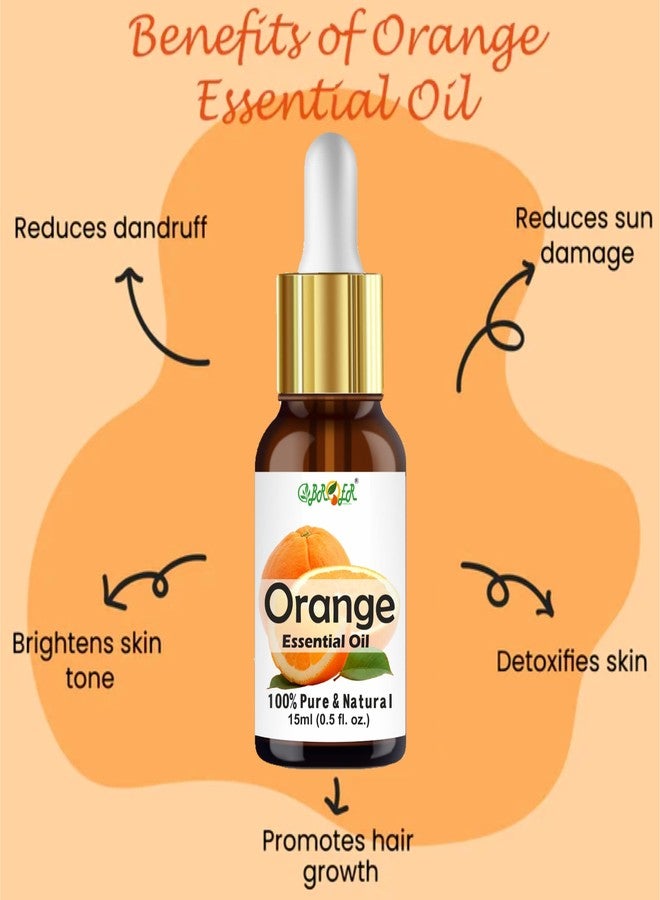 BROER Rosemary Essential Oil and Orange Essential Oil Combo Pack for Hair Growth, Moisturizing Skin, Hair Nourishment - 100% Pure, Natural & Undiluted Refreshing Essential Oils (pack of 2) 30ml - Image 5