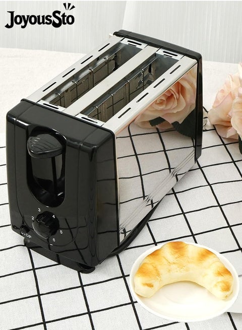 2 Slice Stainless Steel  Toaster, With Auto Pop-Up, Lift & Look Feature, Cancel, Reheat & Defrost Functions,Auto Cut Off, 6 Browning Settings, Extra Wide Slots, Removable Easy to Clean Crumb Tray