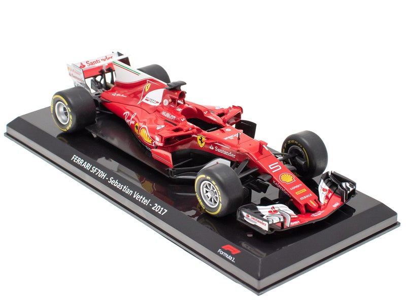 OPO 10 - Formula 1 Car 1/24 Compatible with Ferrari SF70H Sebastian Vettel 2017 - OR009 - Image 1