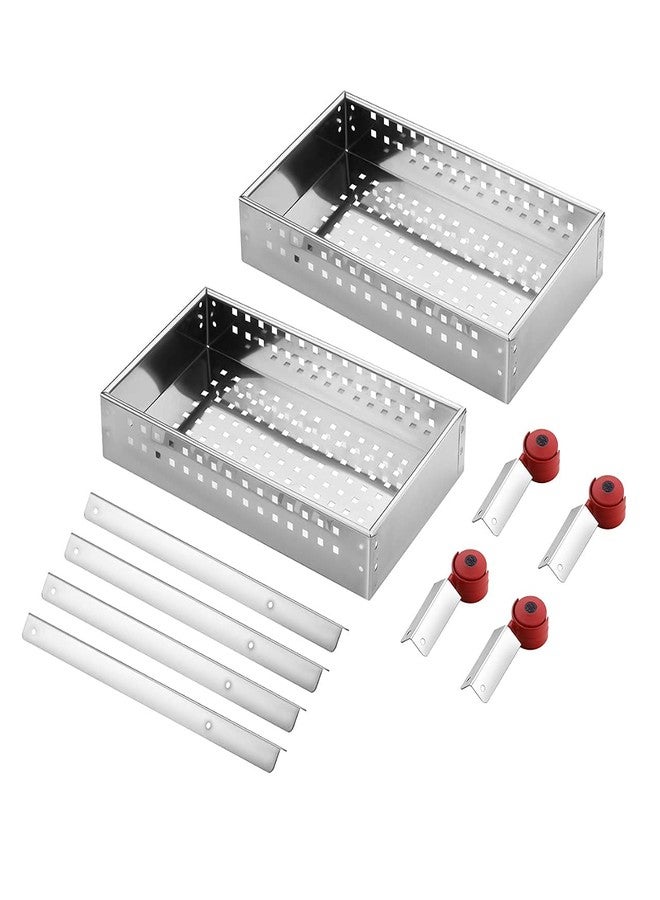 MYPS Stainless Steel 2 Layer Multipurpose Folding Fruit and Vegetable Trolley for Kitchen Storage Organizer Stand with Wheel - Image 5