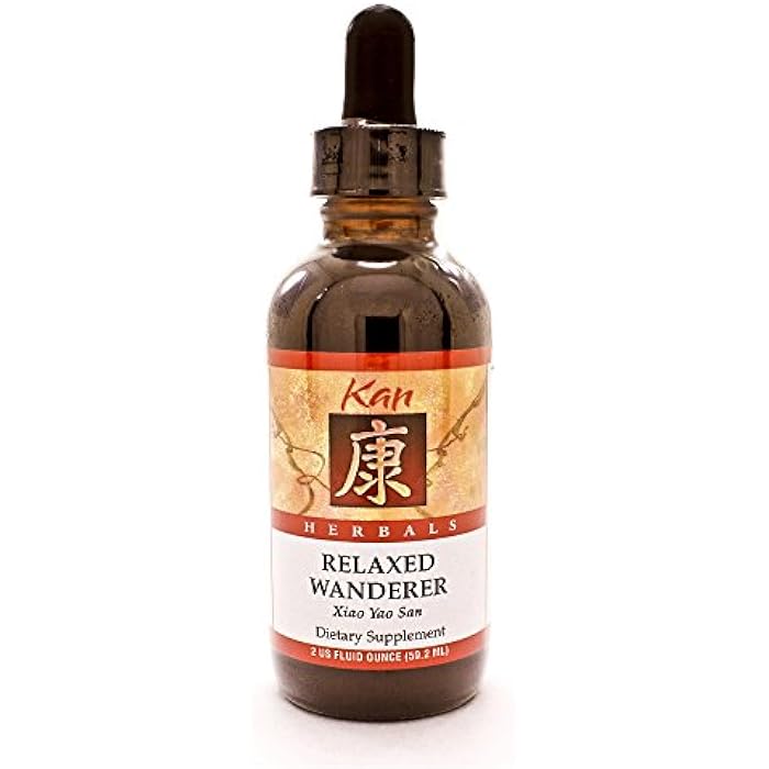 Kan Herb Company Relaxed Wanderer – Traditional Chinese Herbal Formula to Support Mood, Digestion, and Menstrual Balance, Nourishes Blood, Eases Occasional Tension and Fatigue, 1 fl oz - Image 1