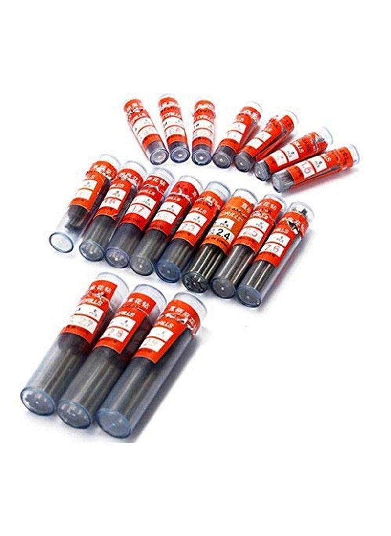 DIY Crafts Diy Crafts CTDIYHI57726 Micro Hss Twist Drill Bit Steel Set Tool Shank Pack of 60 2 Multicolor 