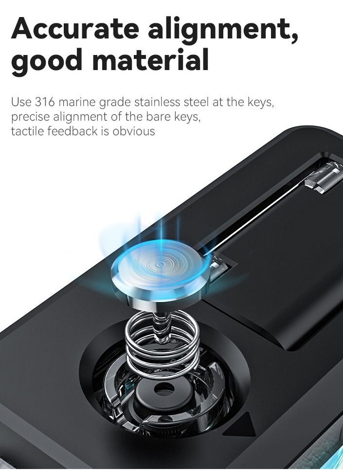 TELESIN - DJI Osmo Action 5 Pro Action 4 Action 3 Waterproof Case for 45 Meter Depth Deep Dive - Image 1