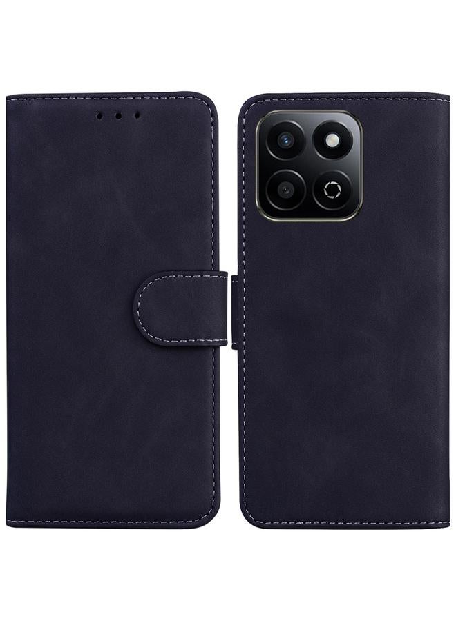 Green Tiger Case For Honor Play 60 Plus Skin Feel Pure Color Flip Leather Phone Case - Image 1