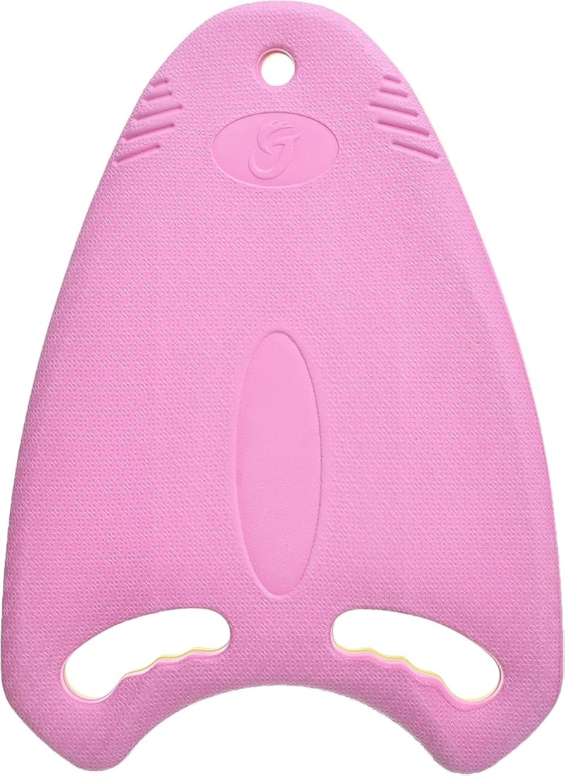 MINSA Large 2-Sided Heart Swim Kickboard M228 Yellow/Purple for Kids