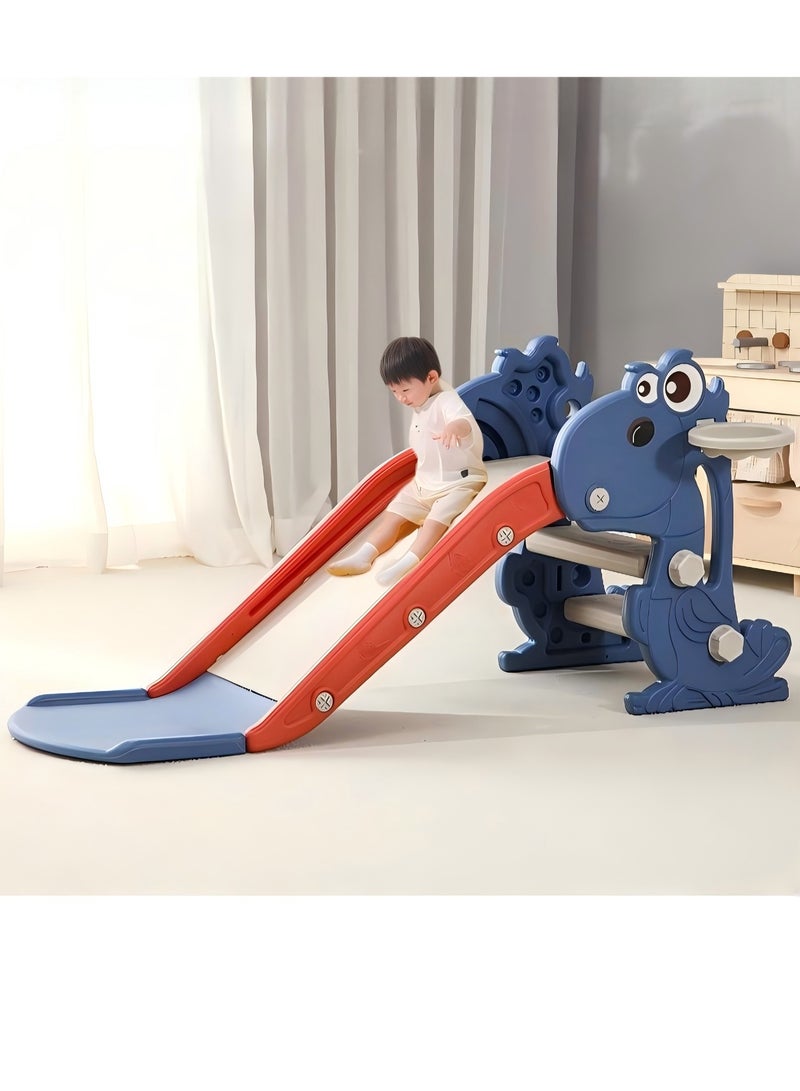 Toddler Slide for Kids Age 2 3 4 5 6 7 8 9，Loverly baby slide and Ball Rack for kids outdoor Indoor 3-10 Year Old，Home Kids Slide for Boys and Girls（E4）  - Image 1