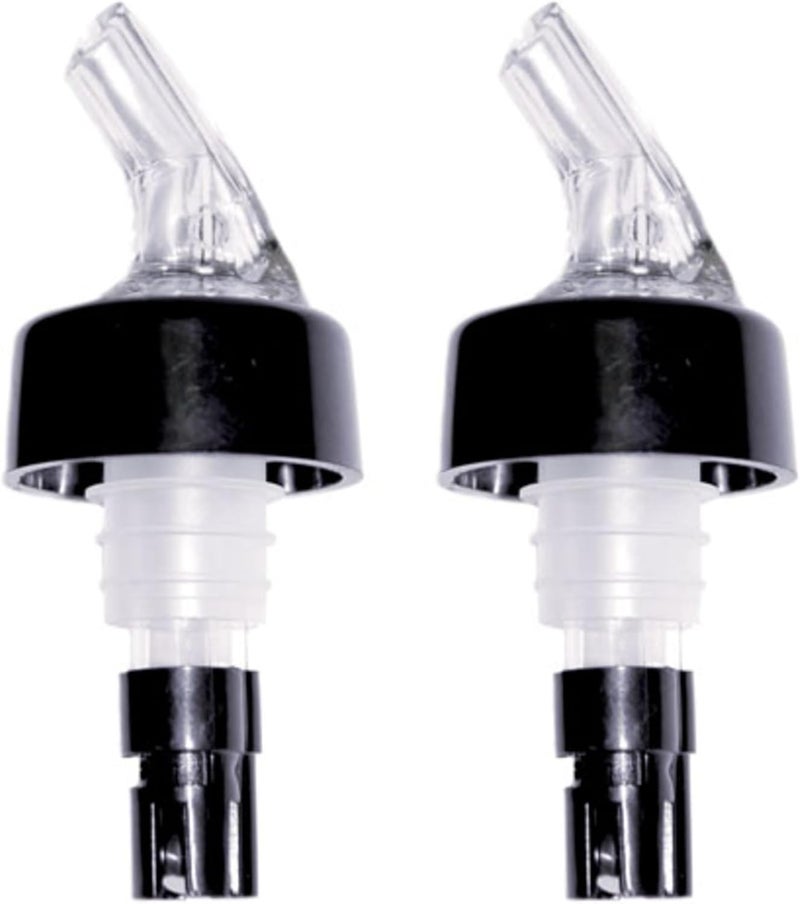True Ace Measured Liquor Pour Spout - 1oz Pourer - Fits Standard Liquor Bottles - Automatic Measuring Liquor Pourer Bar Accessory - Plastic Set of 2 - Image 1