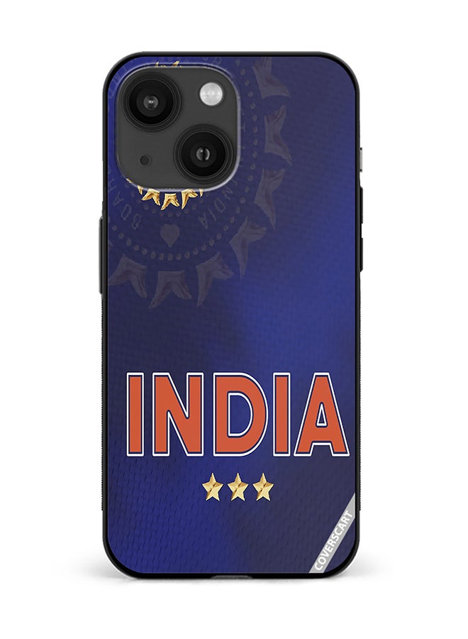 COVERSCART Protective Case Cover For Apple iPhone 15 India Team Jursey Design Multicolour