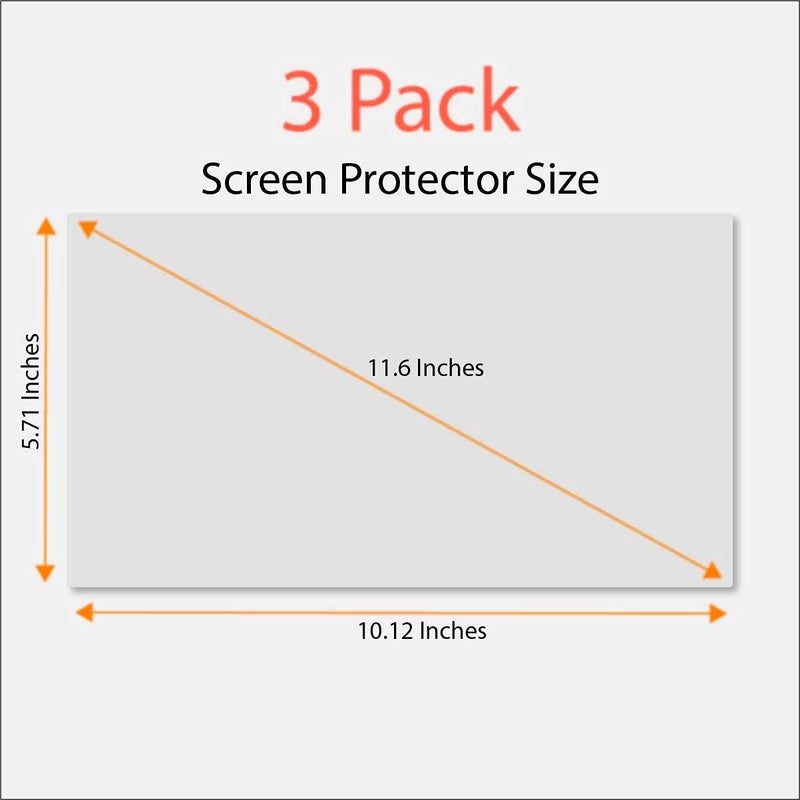 EZ-Pro Screen Protector Anti-Glare and Anti Finger Print Screen Protector (3 Pack) for 11.6 Inches Laptop - Image 5