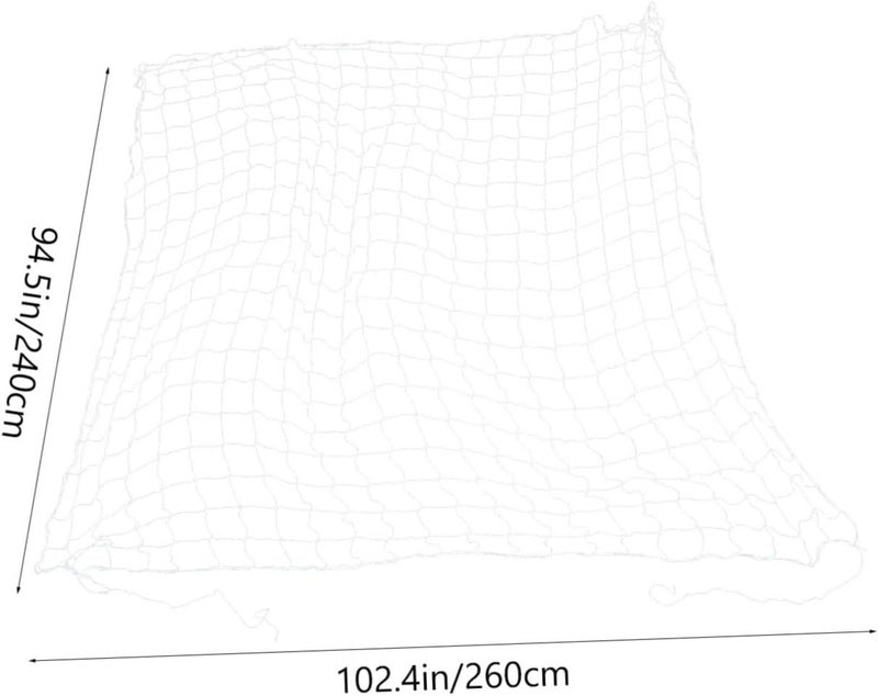 Zerodeko 1pc Decorative Fishing Net for Pirate Party Nautical Wall Hanging Photo Prop Creative Coastal Theme Decor for Beach and Boys and Girls Rooms - Image 2