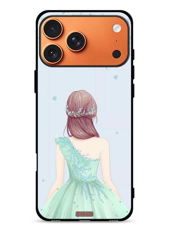 Tolwak Apple iPhone 17 Pro Max Protective Case Cover Cute Girl In Floral Dress - Image 1