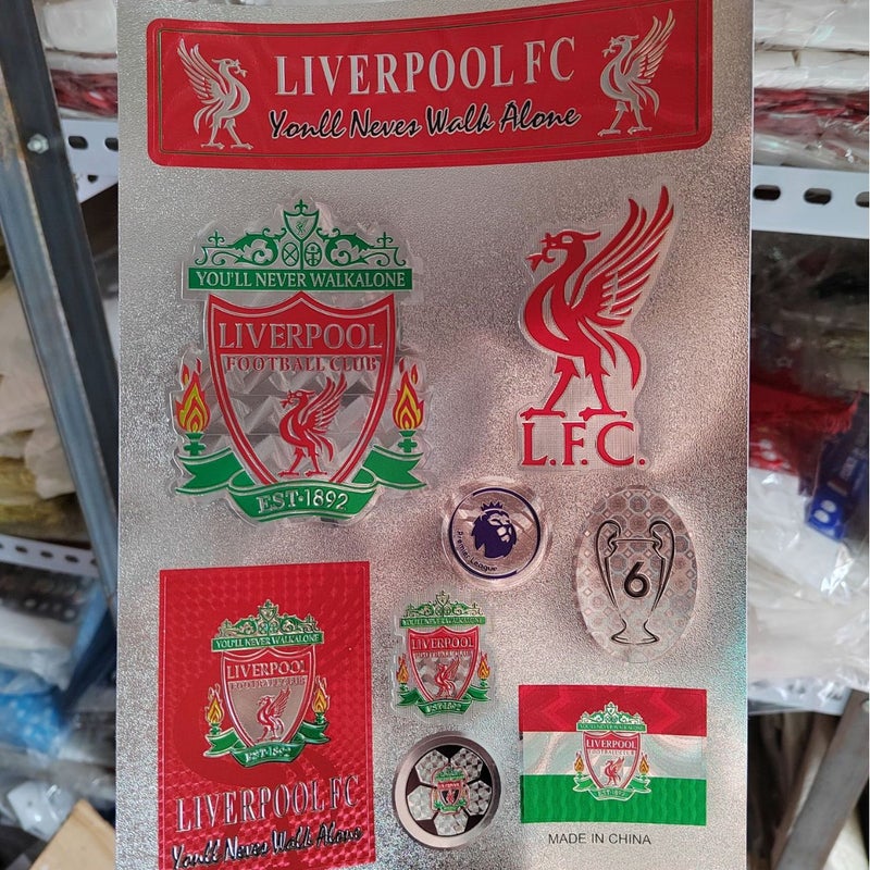 A4 Sticker Football Fan Decal*2PCS
