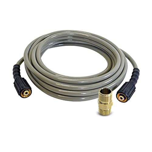 Simpson Cleaning 40224 Morflex Series 3300 PSI Pressure Washer Hose, Cold Water Use, Inner Diameter, Natural, 25-Feet (1/4 Inch) - Image 1