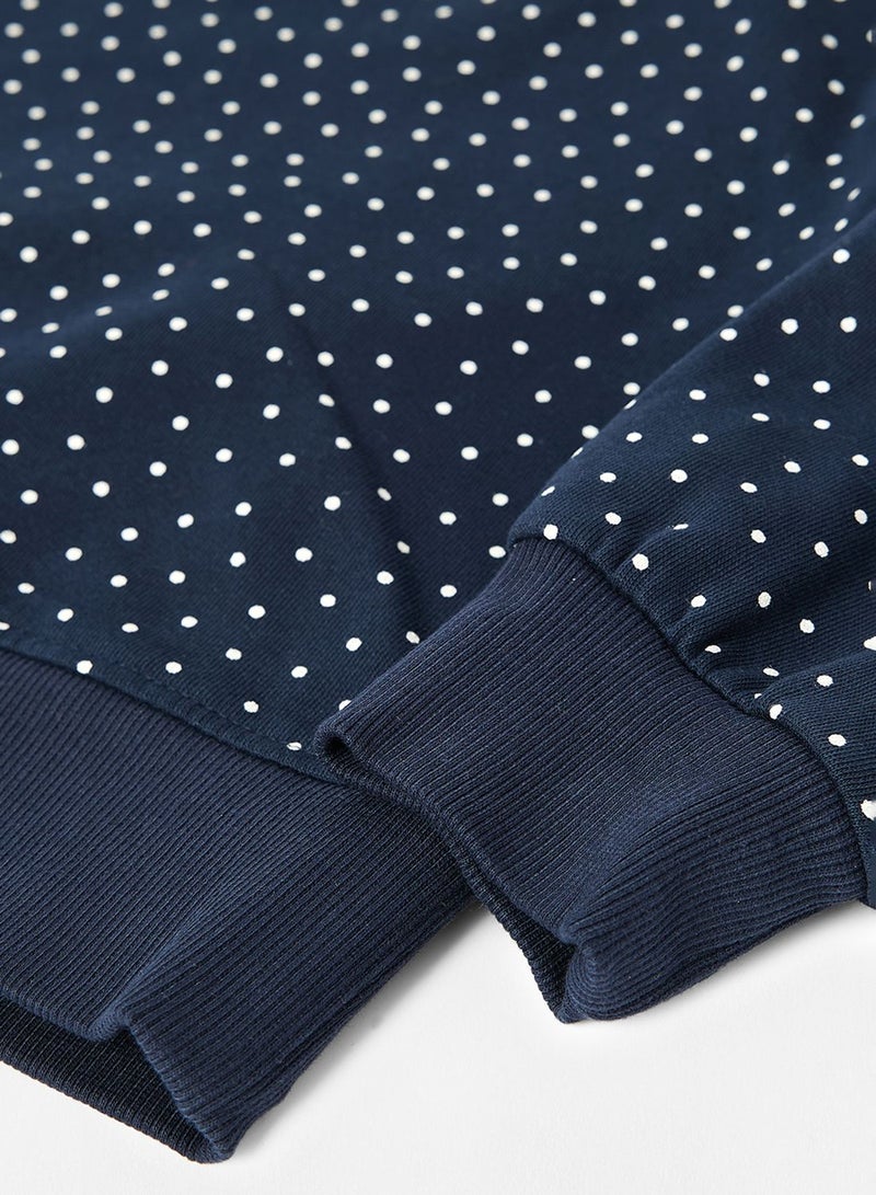 NAME IT Kids Polka Dot Long Sleeve Sweatshirt  - Image 4