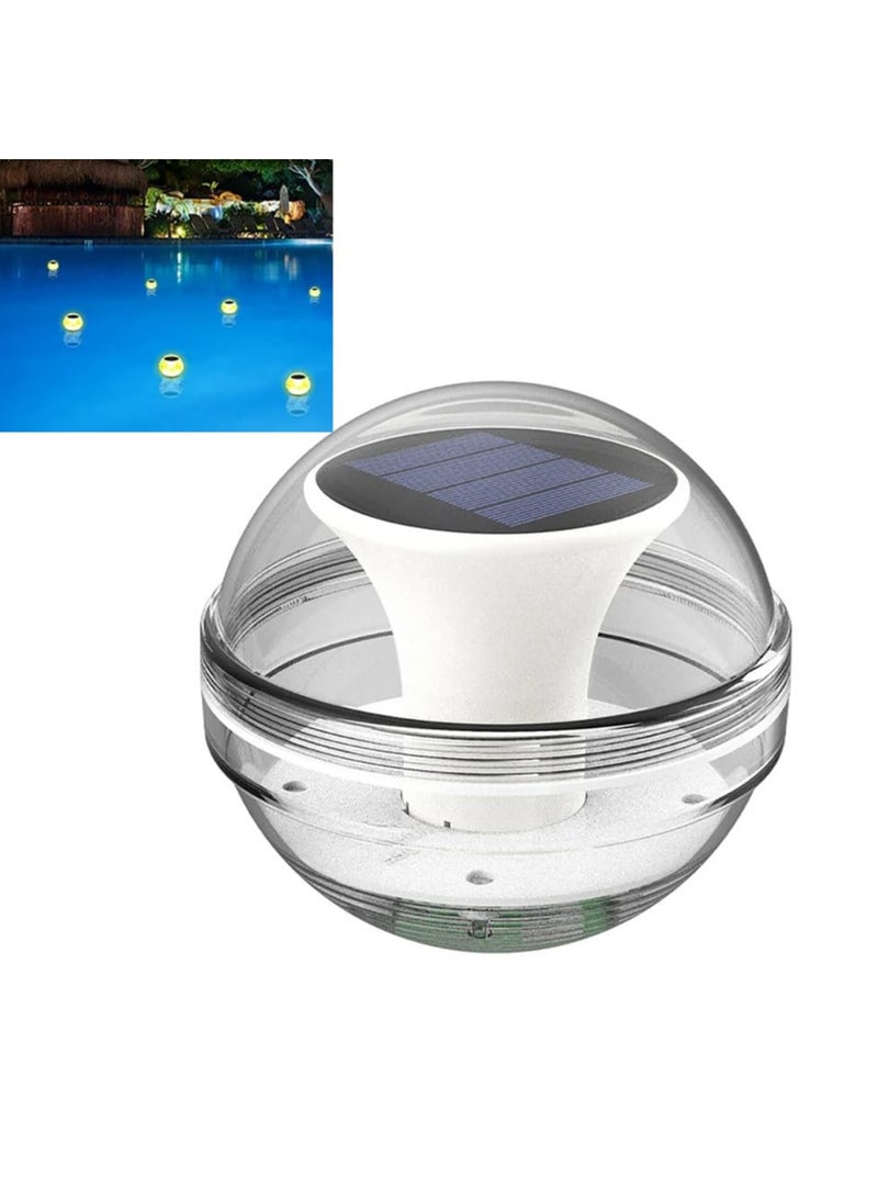 SYOSI Swimming Pool Light, Light Control Solar Swimming Pool Light, Garden Lamp, Waterproof Solar Floating Light, Water Floating Light, for Aquarium, Vase, Pond, Swimming Pool, Garden, Party - Image 1