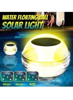 SYOSI Swimming Pool Light, Light Control Solar Swimming Pool Light, Garden Lamp, Waterproof Solar Floating Light, Water Floating Light, for Aquarium, Vase, Pond, Swimming Pool, Garden, Party  - Image 4