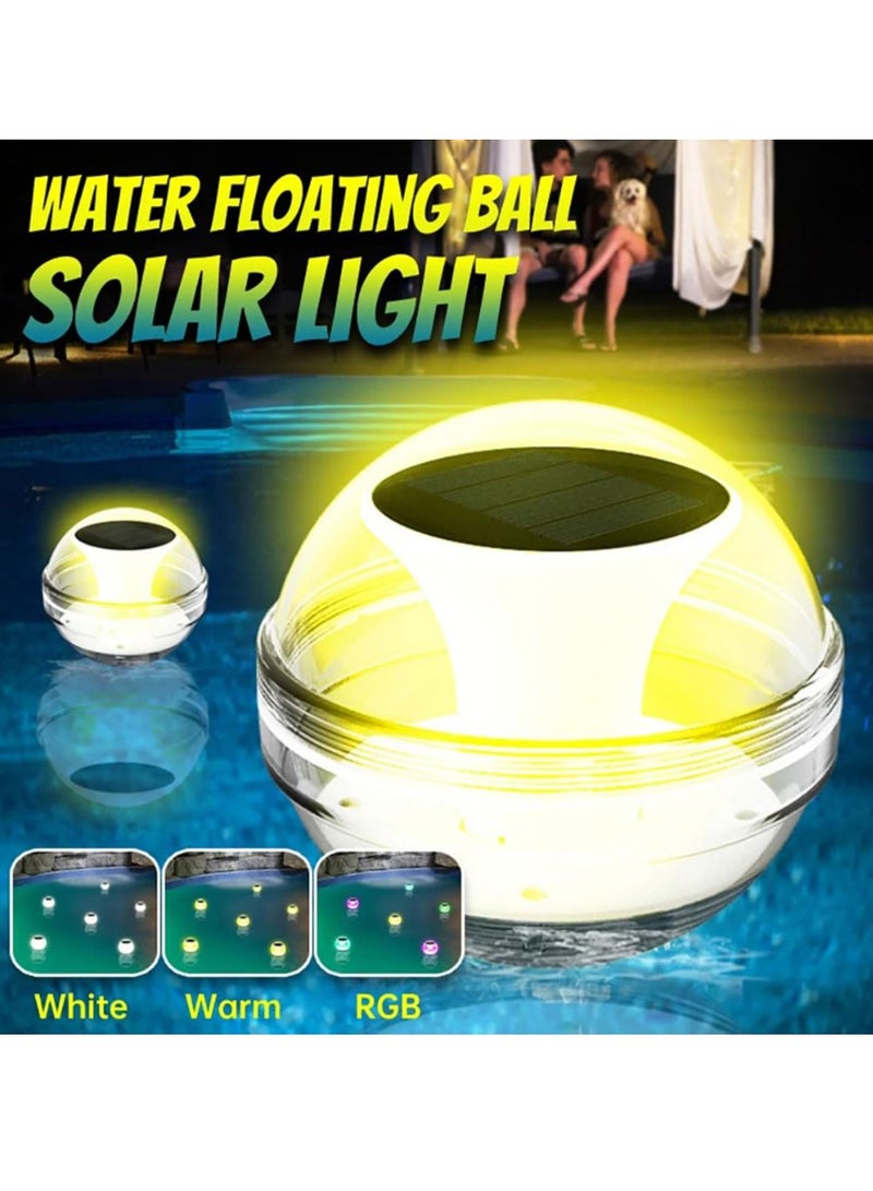 SYOSI Swimming Pool Light, Light Control Solar Swimming Pool Light, Garden Lamp, Waterproof Solar Floating Light, Water Floating Light, for Aquarium, Vase, Pond, Swimming Pool, Garden, Party - Image 4