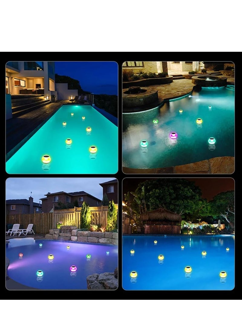 SYOSI Swimming Pool Light, Light Control Solar Swimming Pool Light, Garden Lamp, Waterproof Solar Floating Light, Water Floating Light, for Aquarium, Vase, Pond, Swimming Pool, Garden, Party - Image 5