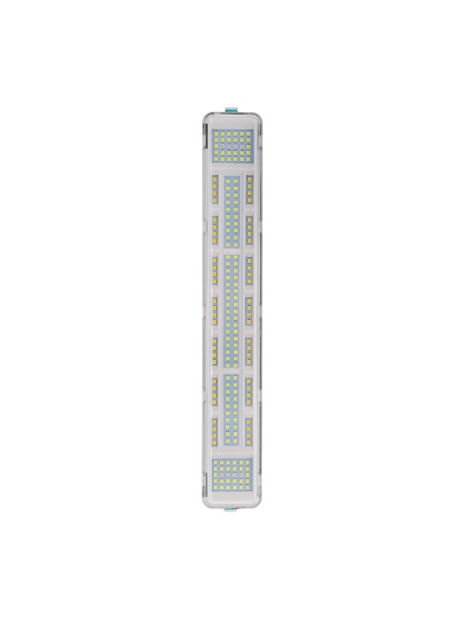 Olsenmark فانوس طوارئ LED من أولسنمارك مع الطاقة الشمسية OME2857 | بطارية 4000mAh، 136+56+8 LED SMD | مخرج USB وشحن Type-C | 6 ساعات عمل | مدمج وقابل للحمل | أبيض - Image 4