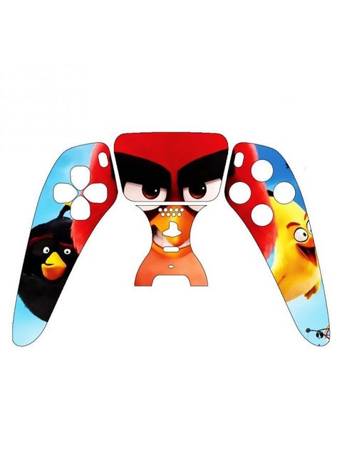 Printed Ps5 Controler Sticker Animation Angry Birds By Sony