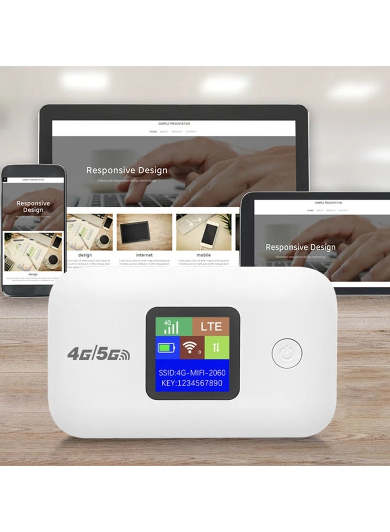 AROAQ LTE Router, 150mbps Portable Wireless Modem, Small And Compact Mobile Pocket Wifi Router, Fast And Stable High Speed Travel Wifi Hotspot With Sim Card Slot, (1pc, White) - Image 3