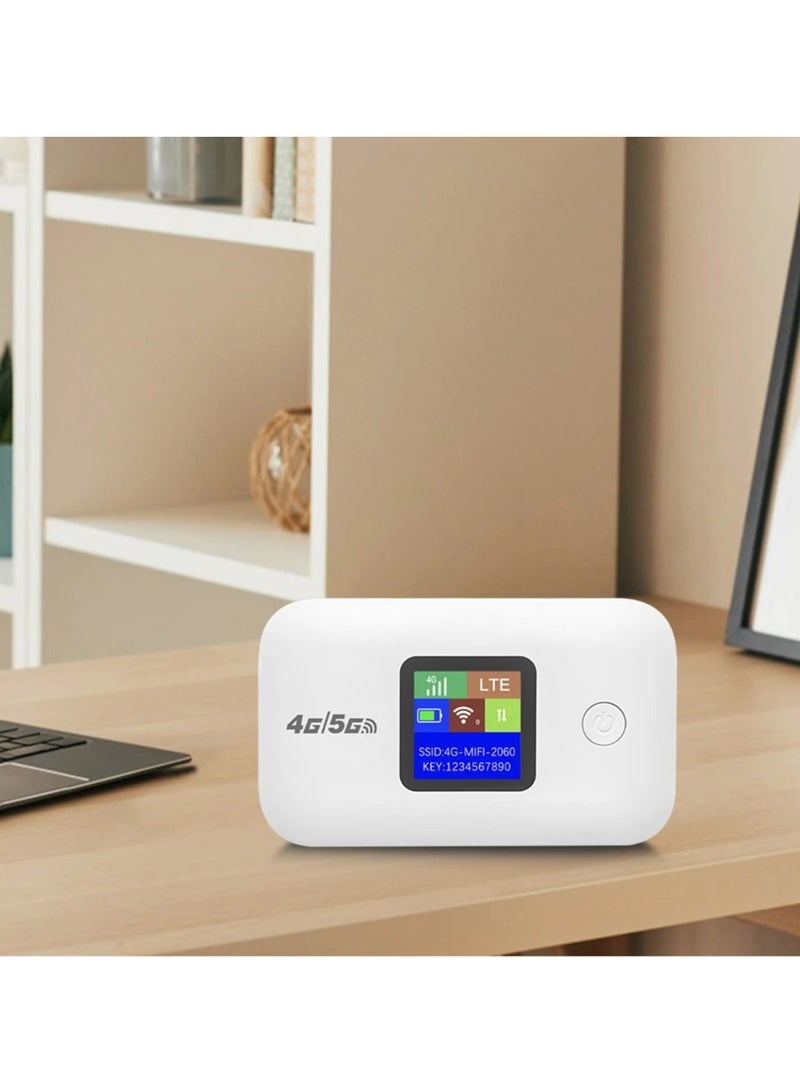 AROAQ LTE Router, 150mbps Portable Wireless Modem, Small And Compact Mobile Pocket Wifi Router, Fast And Stable High Speed Travel Wifi Hotspot With Sim Card Slot, (1pc, White) - Image 4