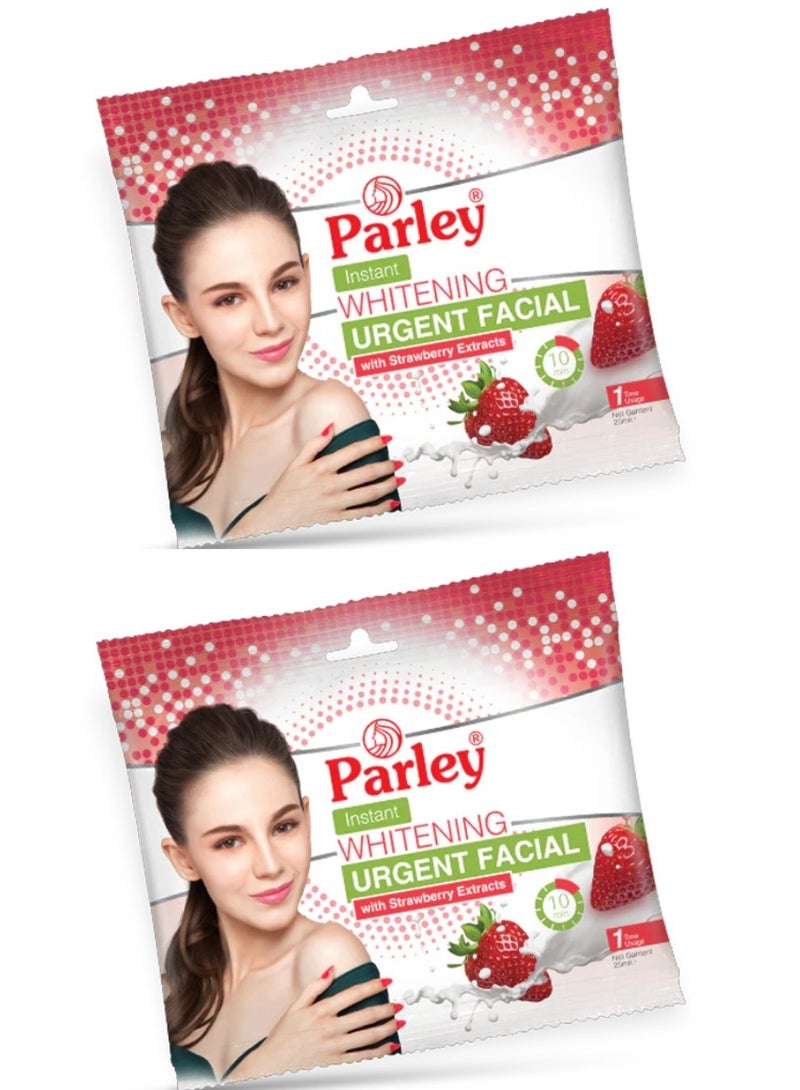 بارلي قطعتين من تبييض فوري للوجه العاجل بالفراولة 25x2 مل - Image 1