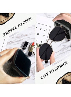 MIKO 2-Piece Portable Eyeglasses Case, Soft Faux Leather Sunglasses Bag, Portable Phone and Sunglasses Holder,Traveler Bag for Necessary Accessories  - Image 5