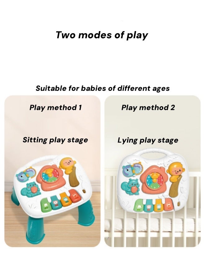 Education Early Development Toys,Learning Musical Table Toys,Educational Learning Activity Table,Multi-Functional Educational Toy Table,Interactive Play Center With Smart Stages Learning Content,Engaging Baby Activity Center For 18 Months(Pink) - Image 5