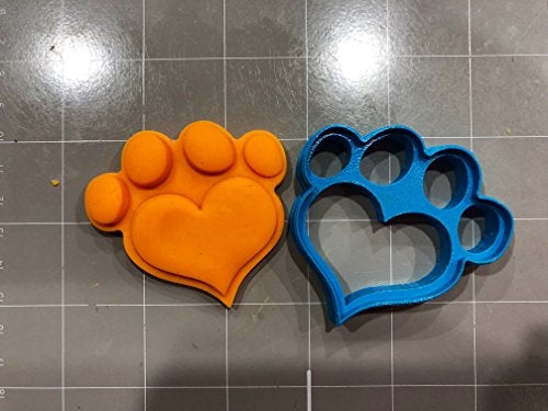 Arbi Design Heart Shape Dog Paw Cookie Cutter - Image 2