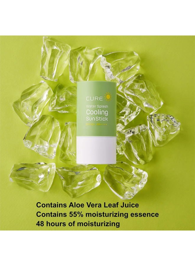 Kim Jeong Moon عصا الشمس المبردة من ألوة كير بتركيز SPF 50+ PA++++ 23 جرام / واقي شمس مهدئ للحماية من الأشعة فوق البنفسجية - Image 2