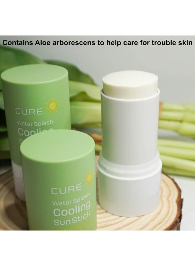 Kim Jeong Moon عصا الشمس المبردة من ألوة كير بتركيز SPF 50+ PA++++ 23 جرام / واقي شمس مهدئ للحماية من الأشعة فوق البنفسجية - Image 5