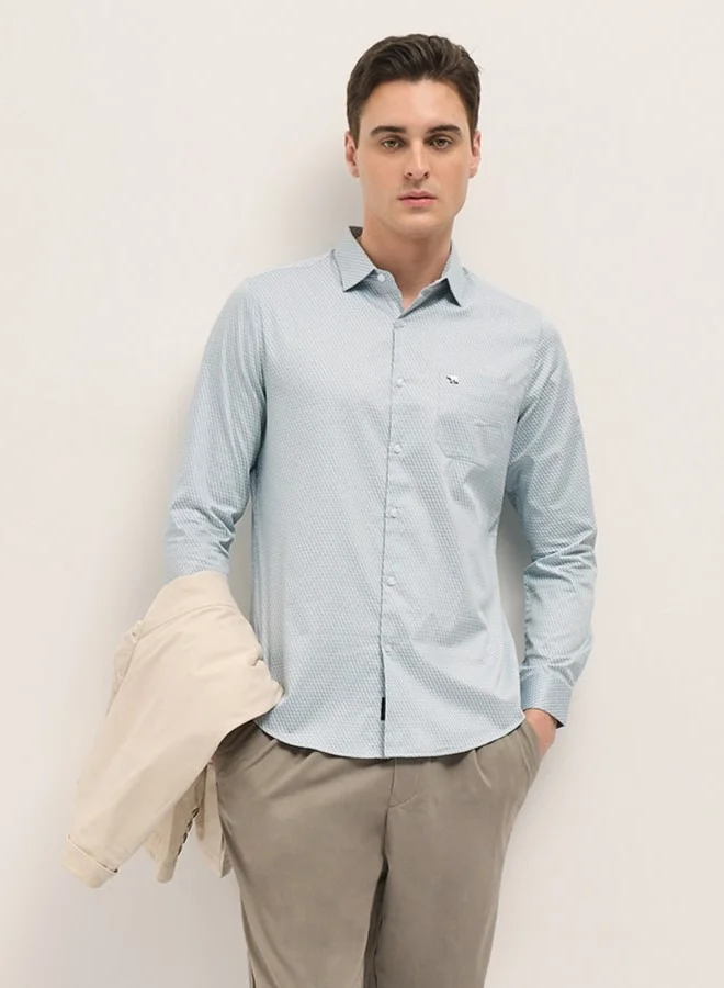 ذا بير هاوس قميص رجالي كلاسيكي بأزرار للمناسبات الرسمية والكاجوال