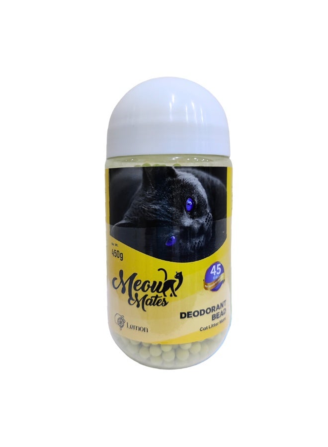 بنتونايت : حبيبات مزيلة للروائح Meow Mates 450 جرام – برائحة الليمون - Image 3